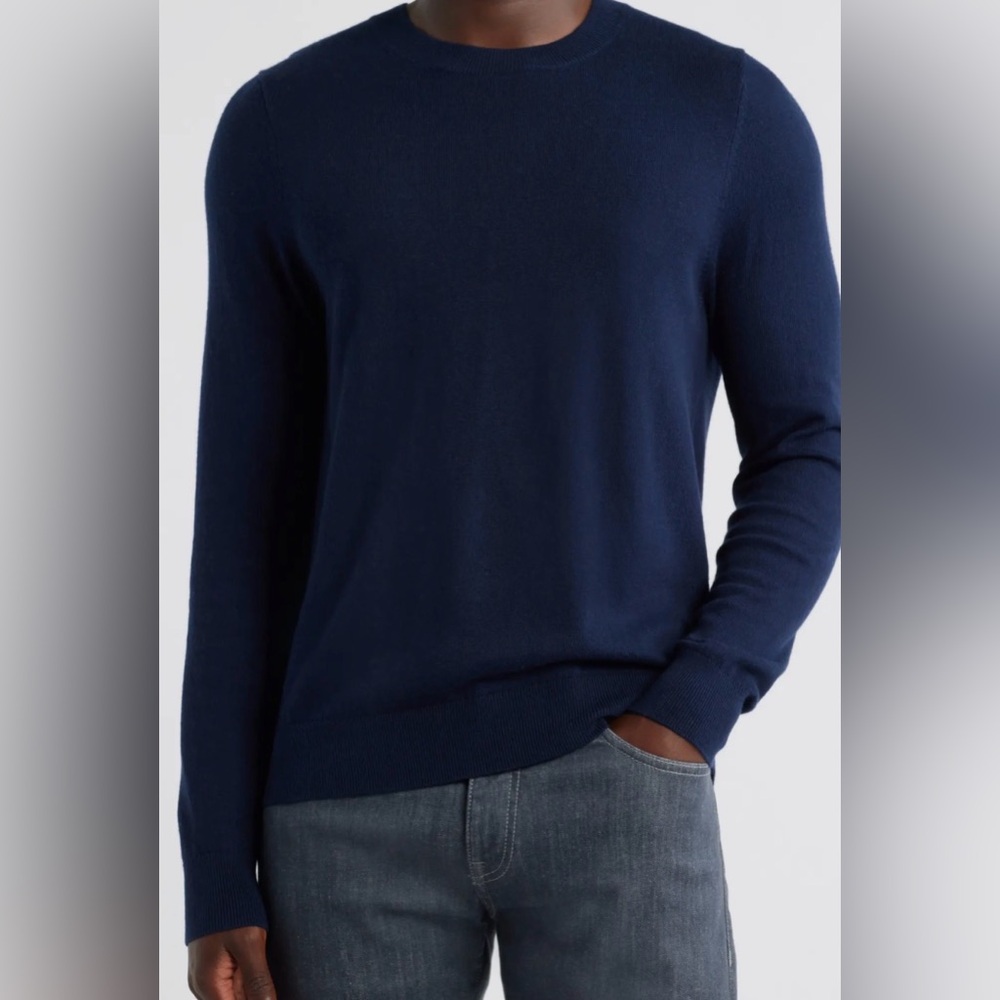 Nordstrom Cotton Cashmere Crewneck Sweater